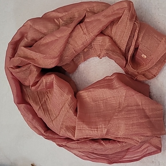 Orange Glitter Sequin Scarf - Picture 1 of 1